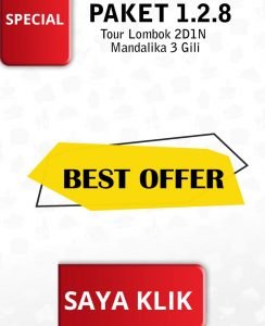 Klik Best Offer Paket 1.2.8 Mandalika 3 Gili