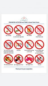 aturan khusus di Sweet Peach House Lombok Homestay