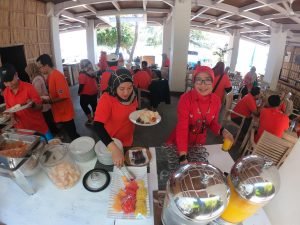 menu paket makan tour lombok buffet